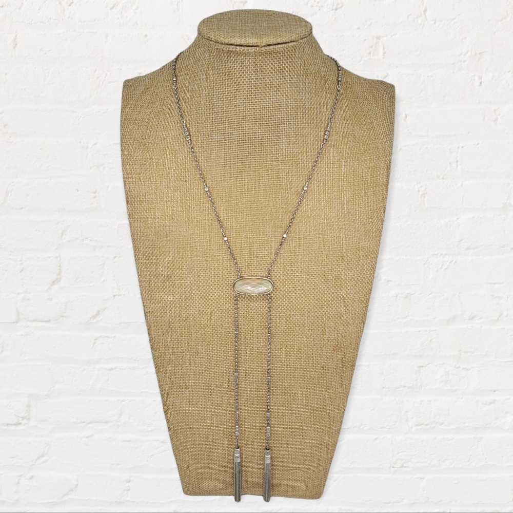 Lucky Brand Double Tassel Necklace